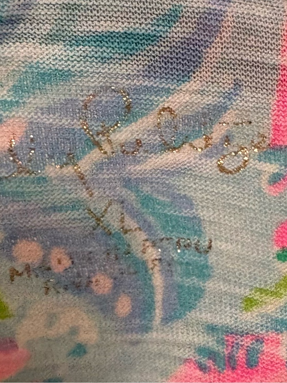 Lilly Pulitzer Etta V Neck T Shirt - Picture 4 of 4